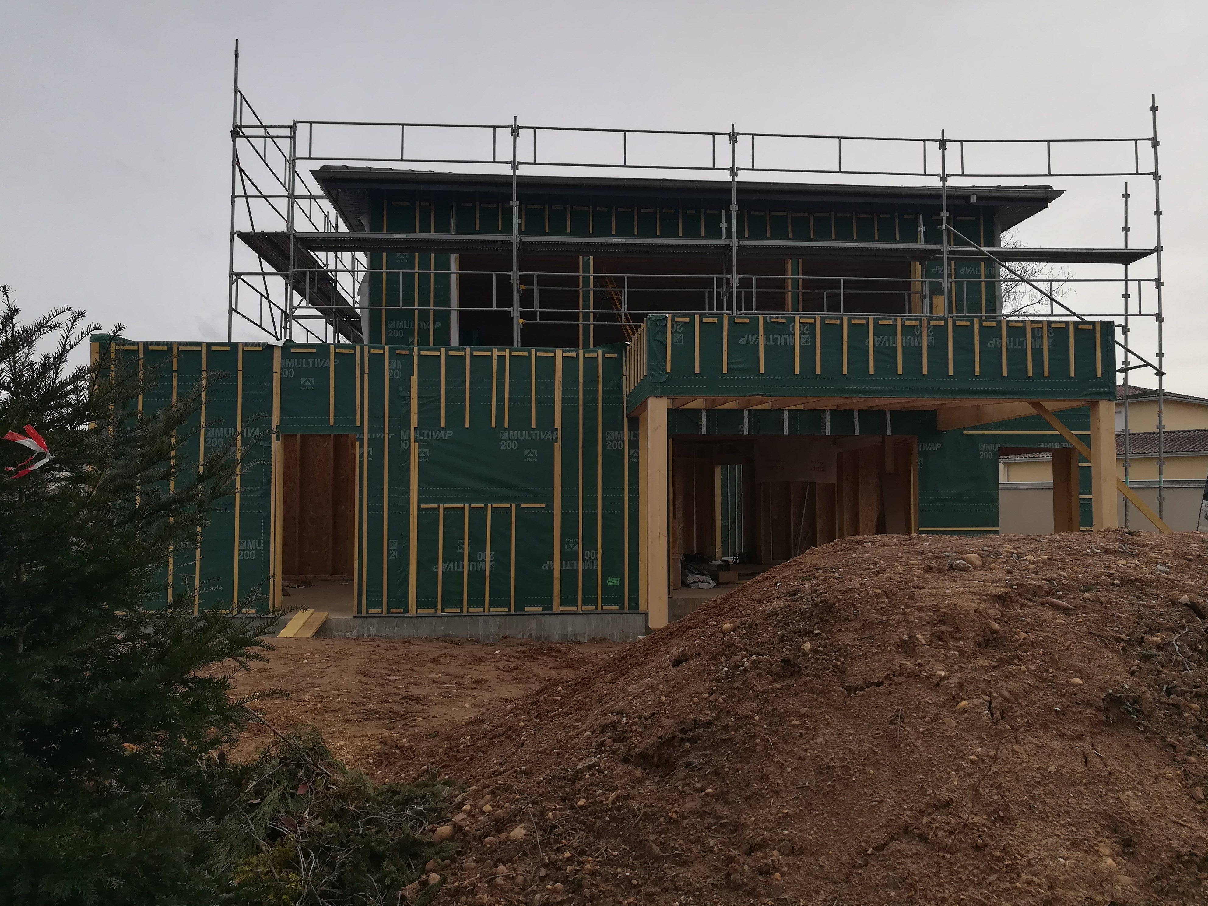 Loire Rhône Ossature bois construction Charpentier couvreur artisan Menuiseries PVC ALU Bois ossature bois maison individuelle extension surélévation rénovation zinguerie couverture