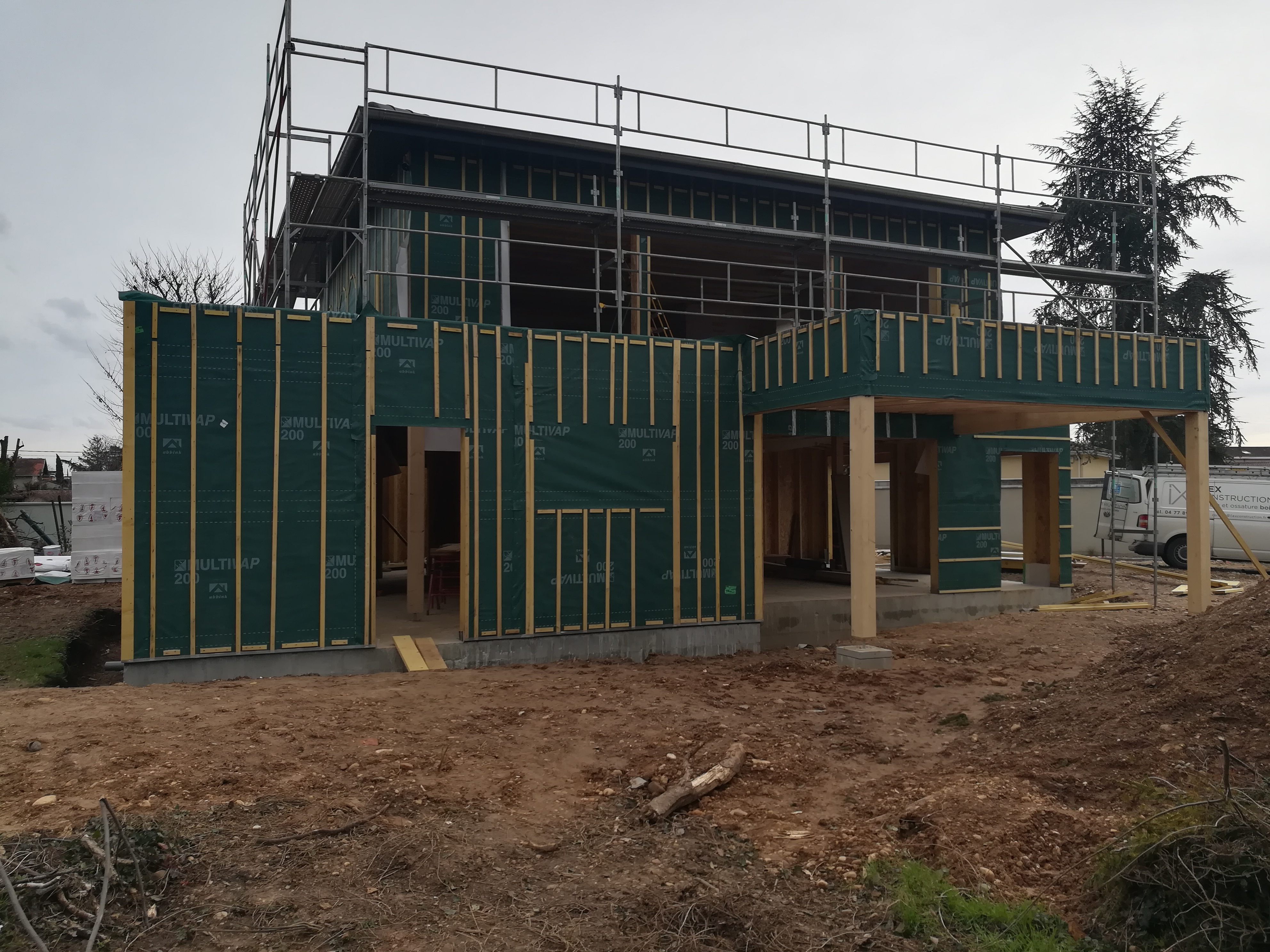 Loire Rhône Ossature bois construction Charpentier couvreur artisan Menuiseries PVC ALU Bois ossature bois maison individuelle extension surélévation rénovation zinguerie couverture