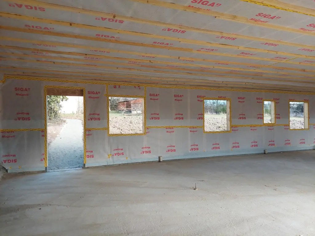 Isolation en laine de bois 180mm