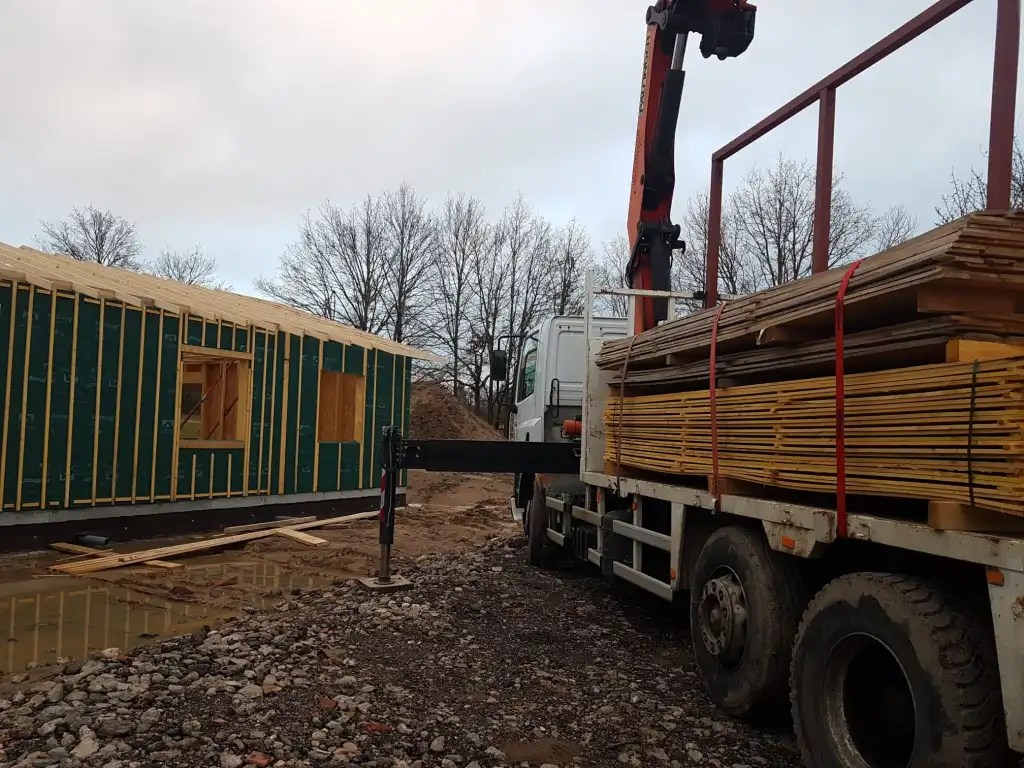 livraison ossature volige loire fermette extension
