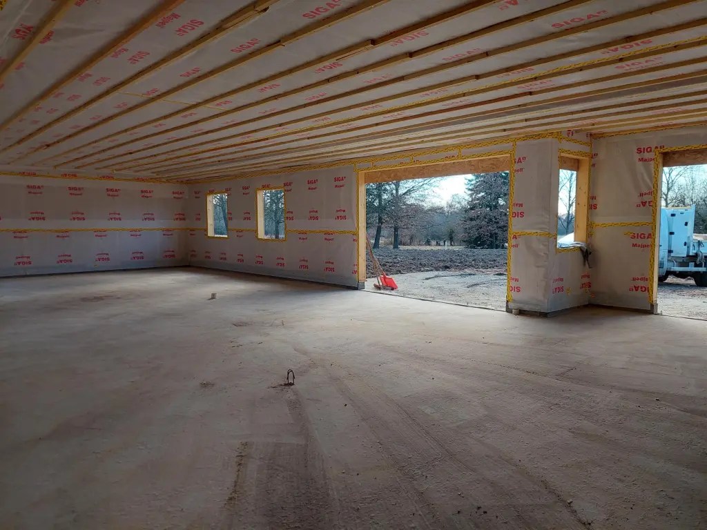 Isolation en laine de bois 180 mm plafond