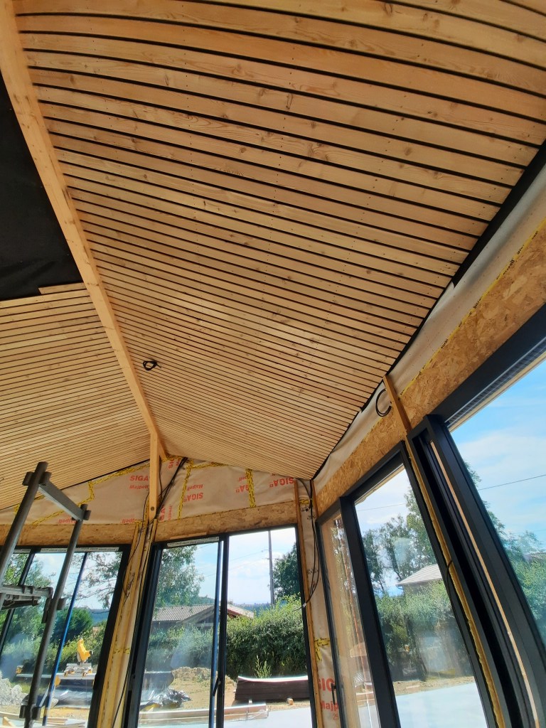 Travail d'habillage de l'ensemble de l'extension