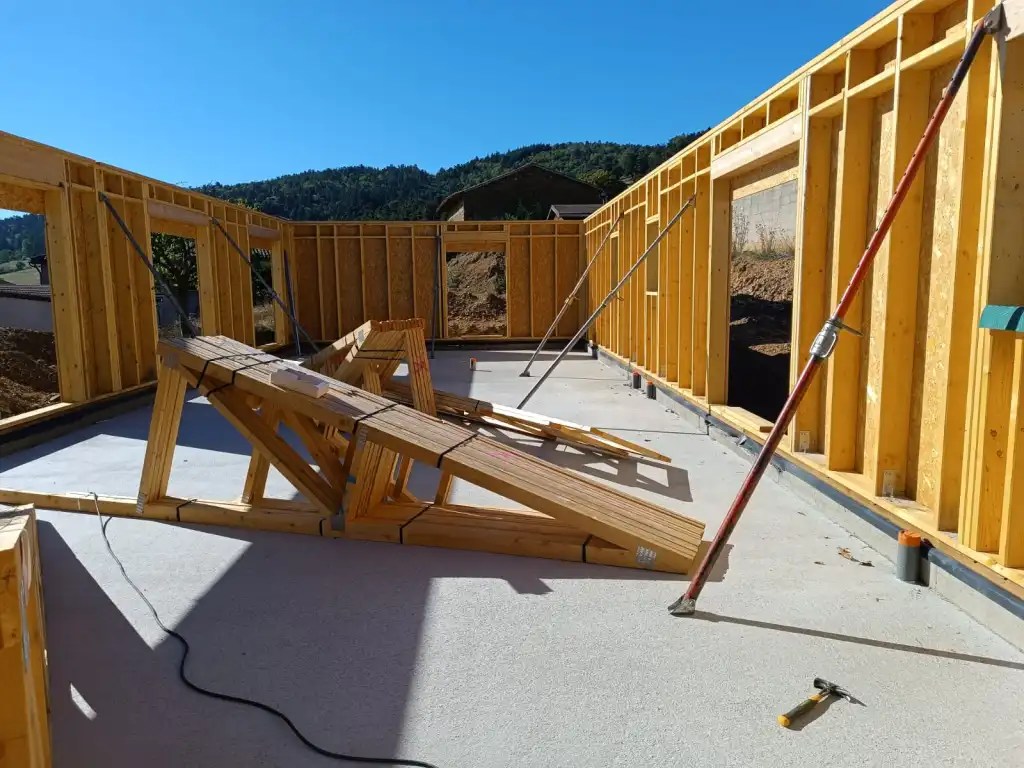 Murs en ossature bois 180 