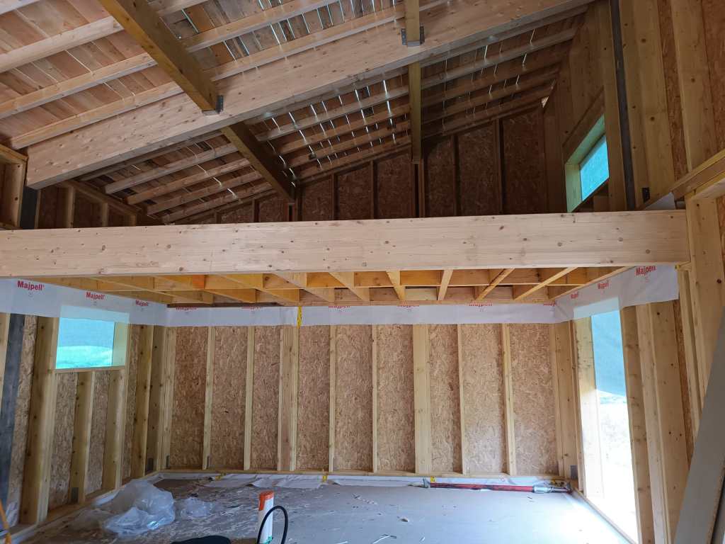 Solivage apparent pour mezzanine