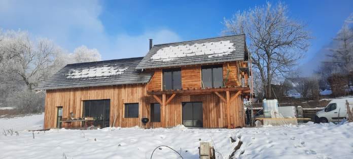 Loire Rhône Ossature bois construction Charpentier couvreur artisan Menuiseries PVC ALU Bois ossature bois maison individuelle extension surélévation rénovation zinguerie couverture